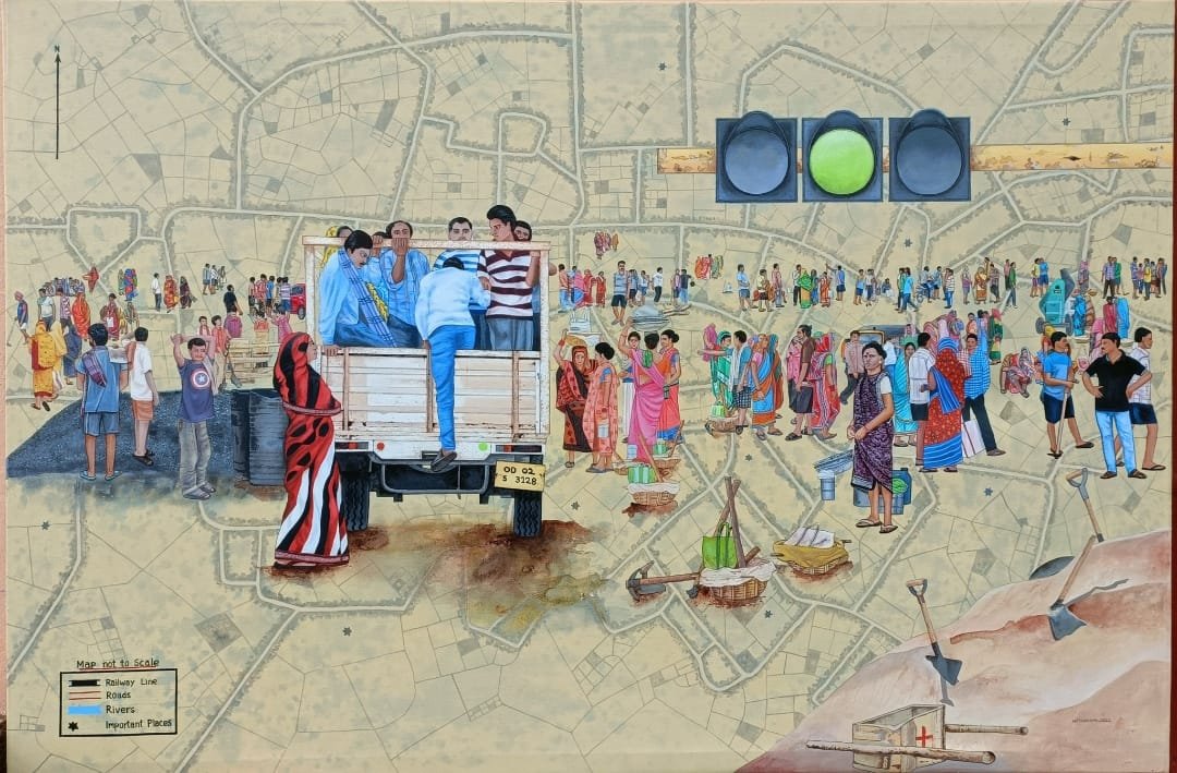 Unsung Heroes of Odisha online painting camp